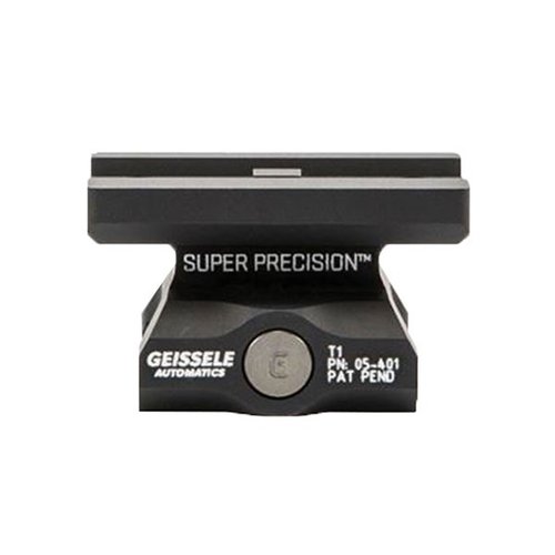 I montaggi Super Precision T1 offrono un attacco robusto e preciso per ottiche Aimpoint T1, realizzati in alluminio 7075-T6 con una forza di serraggio di 1.400 libbre.