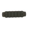 Sezione rail KeyMod in Nylon resistente, hardware in acciaio inox, disponibile in tre lunghezze, design anti-aggancio e assemblaggio auto-contenuto.