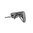 Calcio CQB con buffer standard e molla, nero