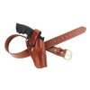 L'holster Dual Action Outdoorsman offre sicurezza e comodità per il trasporto all'aperto, con cinturino di ritenzione e adattabilità per fianchi o crossdraw.