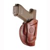 L'holster Stinger™ di Galco, in premium saddle leather, offre un accesso rapido e sicuro per pistole semiautomatiche, adattandosi a cinture fino a 1 1/2".