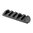 Segmento rail Picatinny 2.5" con piastra di supporto in alluminio