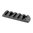 Segmento rail Picatinny 2.5" con piastra di supporto in alluminio