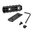 Segmento rail Picatinny 2.5" con piastra di supporto in alluminio