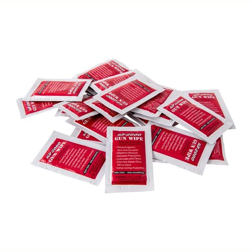 Le salviette SLIP 2000 offrono lubrificazione e pulizia, protezione contro ruggine e corrosione, e sono sicure per tutti i materiali delle armi.