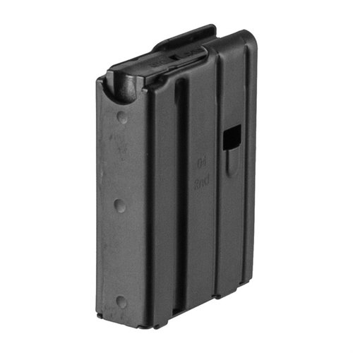 Caricatore AR-15 da 12.7 x 42 mm in alluminio, leggero e resistente, ideale per prestazioni elevate e affidabilità durante il tiro.