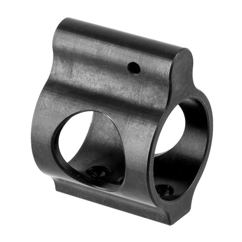 I blocchi gas a profilo basso .750 di Faxon Firearms sono realizzati in acciaio ad alta resistenza, ideali per costruzioni leggere e compatibili con sistemi rail.