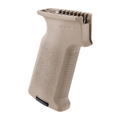 L'AK-47 MOE-K2 Grip offre un angolo di presa verticale migliorato, texture TSP per controllo ottimale e compatibilità con Storage Cores per stivaggio personalizzato.