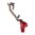 LWD Ultimate grilletto regolabile con asta del grilletto 9/40 rosso