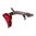 LWD Ultimate grilletto regolabile con asta del grilletto 9/40 rosso