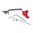LWD Ultimate grilletto regolabile con asta del grilletto 9/40 rosso
