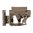 Calcio completo AR-15 regolabile lunghezza carabina FDE