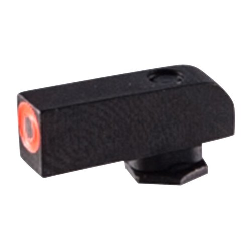 Il mirino anteriore AmeriGlo ProGlo per Glock® offre visibilità notturna con tritio svizzero, garantendo oltre 20 anni di luminosità e adattabilità a tutti i modelli Glock®.