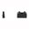 ZEV Set mirini, anteriore .300 nero, posteriore nero co-witness