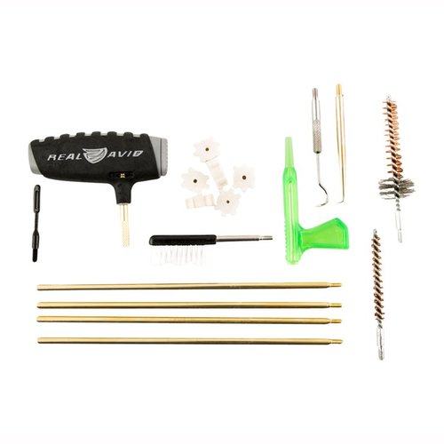 Il kit di pulizia Real Avid Gun Boss Pro AR15 offre tutti gli strumenti necessari per rimuovere facilmente il carbonio e pulire ogni parte dell'AR15.