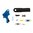 S&W M&P Kit sear e grilletto a faccia piatta, set avanzato - blu