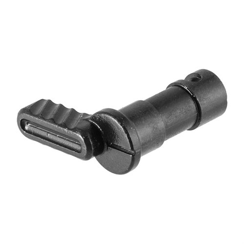 Il selettore di sicurezza Enhanced Single-Side AR-15 offre un controllo migliorato, una finitura nera opaca e si adatta a ricevitori AR-15 e Armalite AR-10.