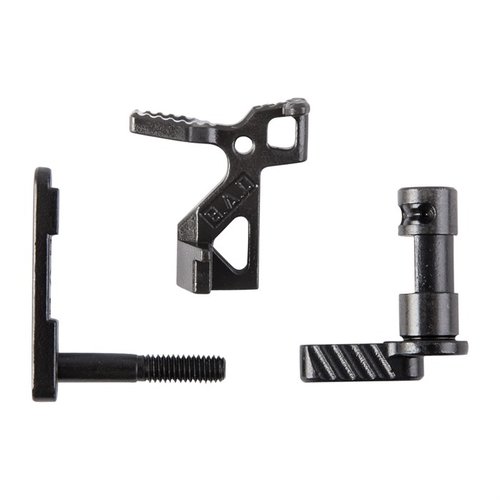 Il Battle Arms Enhanced Lower Parts Kit migliora il controllo dell'AR-15 con un selettore di sicurezza, un rilascio del caricatore e un fermo del percussore più efficienti.