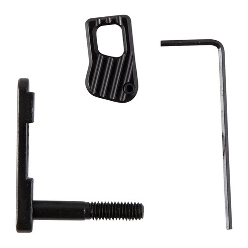 Il kit Enhanced Modular Magazine Release migliora il controllo e la velocità nel cambio dei caricatori, con un design ergonomico e materiali resistenti.