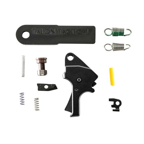 Il kit di grilletto S&W M&P M2.0 Flat-Faced Forward Set di Apex Tactical offre un'installazione facile, un pull più leggero e una maggiore consistenza, riducendo il travel del 40%.