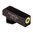 Trizio verde lime Lumi, mirino anteriore con contorno rotondo .165"H .125"W