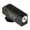 La mira anteriore AmeriGlo Tritium per Glock offre un design a profilo basso, resistenza all'uso intenso e un punto tritio che si illumina in condizioni di scarsa illuminazione.