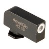 Il mirino anteriore AmeriGlo Tritium per Glock offre un design a profilo basso, costruzione in acciaio e punti tritium che brillano al buio per un'acquisizione rapida del bersaglio.