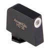 Il mirino anteriore AmeriGlo Tritium per Glock è un mirino combat low-profile in acciaio, progettato per un rapido acquisto del bersaglio in condizioni di scarsa illuminazione.