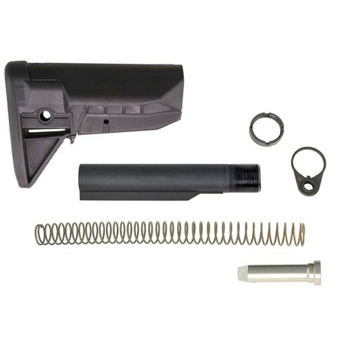 Il calcio BCMGunfighter Mod 0 SOPMOD offre un'ottima superficie per il cheekweld, regolazioni rapide, montaggi ambidestri e un design senza grovigli.