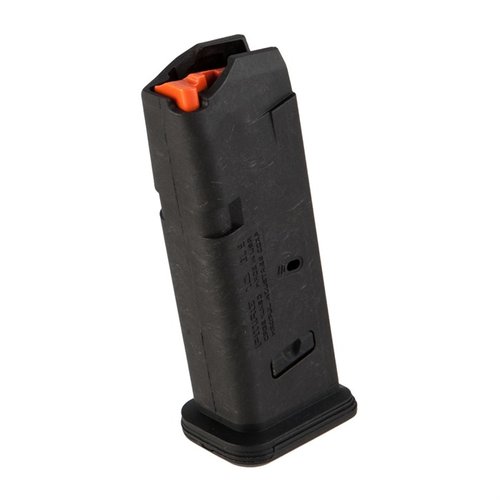 Il PMAG® GL9® per Glock® 19 offre una costruzione in polimero, affidabilità impeccabile, fondo rimovibile per la pulizia e indicatori di carico, disponibile in 10 e 15 colpi.