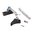 Kit grilletto PRO per 9/40 Gen 1-3, nero, con sicura