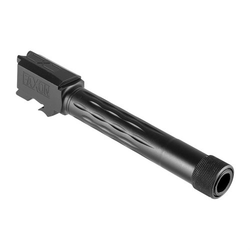 Migliora la tua Smith & Wesson M&P 2.0 con il canna fluted Flame di Faxon, in acciaio inossidabile 416-R, finitura nera e precisione garantita.