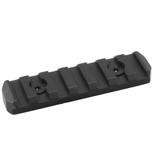 Personalizza il tuo KeyMod handguard con il KEYMOD PICATINNY RAIL SECTION di Mission First Tactical: 3 pollici di robusto alluminio 6061 con 7 slot Picatinny.