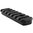Sezione PICATINNY KEYMOD 3 in alluminio nero