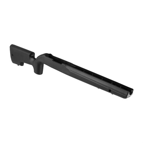 Il Titan 10/22 Precision Stock offre supporto rigido, installazione semplice, impugnatura ergonomica e compatibilità con canne pesanti fino a .920".