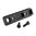 TITAN 10/22 MINI RAIL PICATINNY FILETTATURA DIRETTA ALLUMINIO NERO