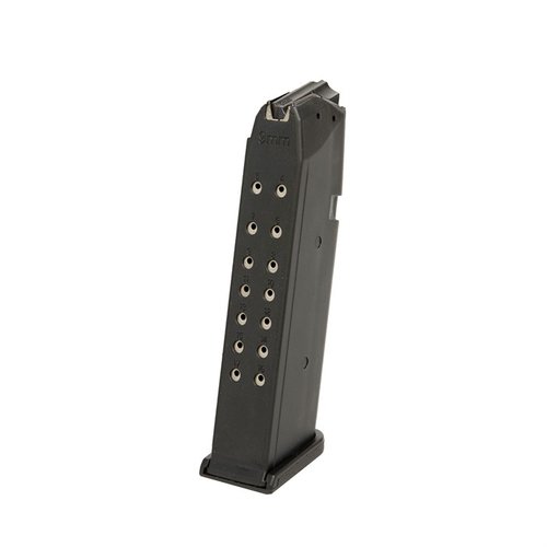Il caricatore KCI da 17 colpi 9mm per Glock® 17, 19 e 26 offre qualità, affidabilità e compatibilità con accessori, ideale per uso tattico e addestramento.