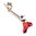 Grilletto drop-in per GLOCK® 9/40, rosso