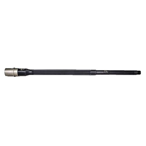Il Faxon AR 308 Heavy Fluted Match Barrel offre precisione a lungo raggio, leggera costruzione in acciaio inossidabile e raffreddamento ottimale grazie alla fluttuazione pesante.