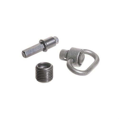 Luth-AR Grovtec Heavy Duty Push Button Swivel Assembly è progettato per fucili AR-15 standard, offrendo robustezza e facilità d'uso per il trasporto dell'arma.