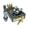 Il set di die Premium Deluxe Redding per il calibro 224 Valkyrie offre precisione superiore, con un Carbide Size button e un Bullet Micrometer per regolazioni precise.