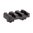 M-LOK a basso profilo 3 slot 1.37 nero
