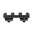 M-LOK a basso profilo 3 slot 1.37 nero