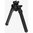 Bipiede Picatinny Nero