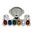 Kit completo di imbuto per ricarica