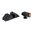 GLOCK 17/19/33/46 mirino anteriore arancione e tacca posteriore quadrata nera