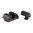 GLOCK 42/43 anteriore arancione e posteriore nero con tacca a U