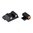 CANIK TP9SFX/TP9SFL anteriore arancione e posteriore trasparente con tacca quadrata