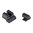 CANIK TP9SF ELITE/TP9SA anteriore arancione e posteriore nero con tacca a U