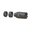 Compensatore lineare ATHENA 22 CAL 1/2-28 acciaio inox nero